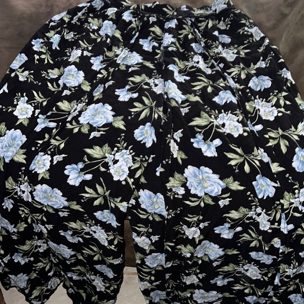 Flare floral Pants